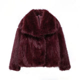 Elegant Faux Fur Oversized Coat