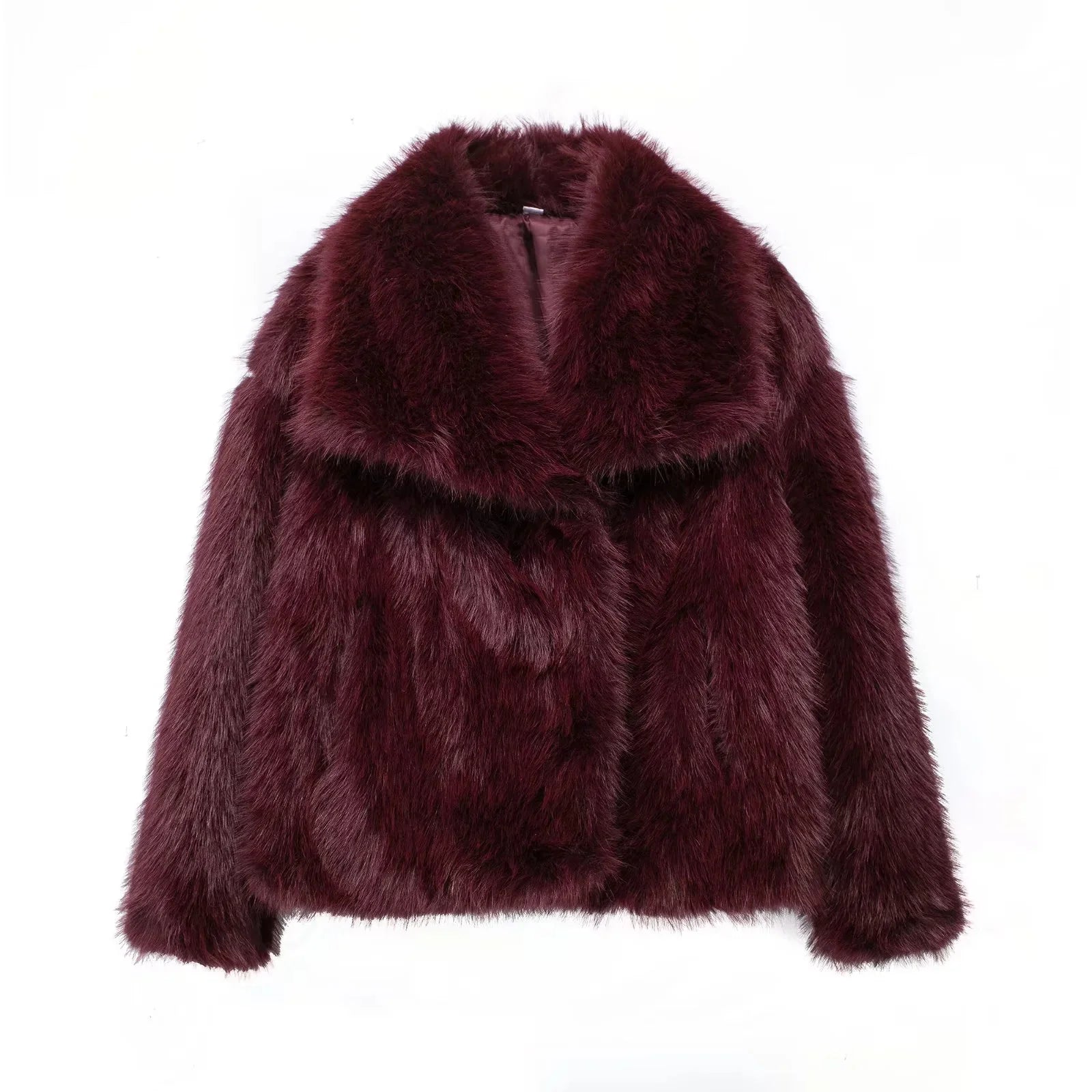 Elegant Faux Fur Oversized Coat