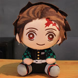 20cm Hot Japan Demon Slayer Plush Dolls Lovely Anime Kimetsu No Yaiba Kamado Tanjirou Nezuko Zenitsu Kyoujurou Toys Kids Gifts