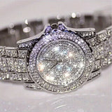 Fashion Crystal Steel Women's Quartz Watch