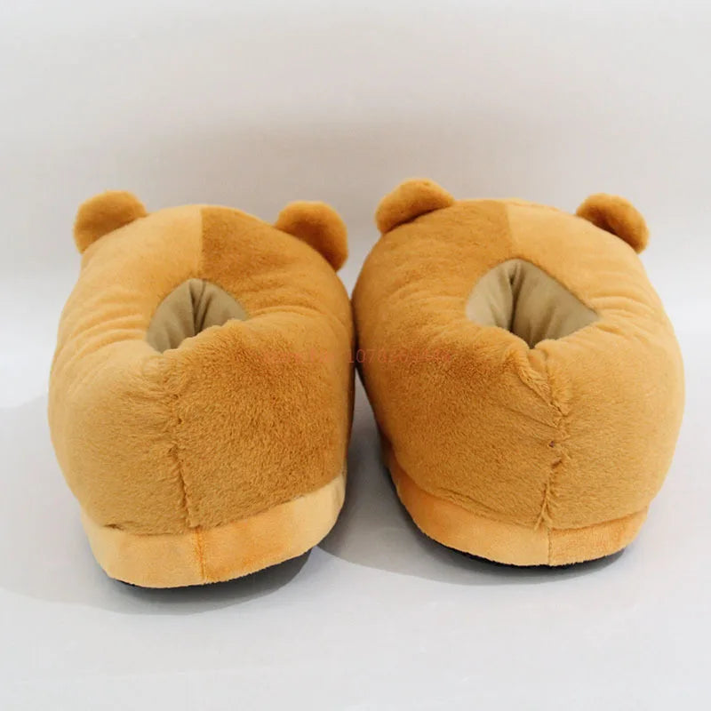 Panda Bubu & Yier Plush Slippers - Unisex Indoor Cotton Shoes