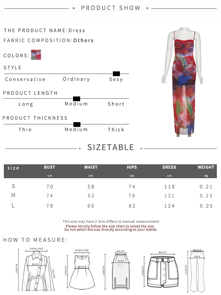 Colorful Lace Maxi Dress with Stretch Fit