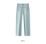 Women's Soft Denim Mid-Rise Wide-Leg Jeans