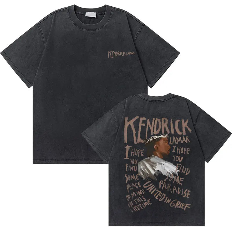 Kendrick Lamar Money Trees Oversized Vintage T-Shirt