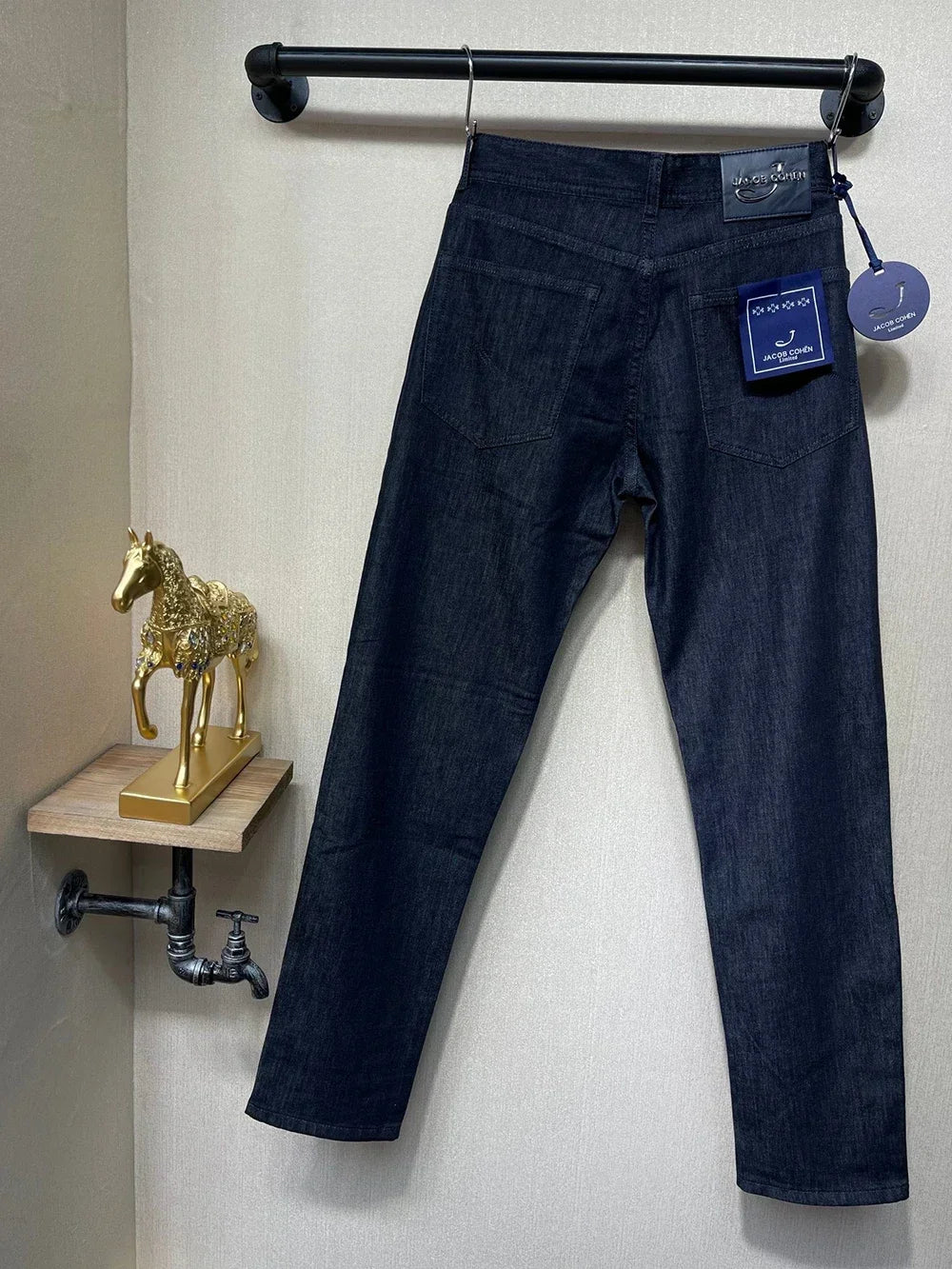 OECHSLI Jeans Thin Cotton Men 2025 Spring Summer new Embroidery zipper breathable Big size 30-40 Pants