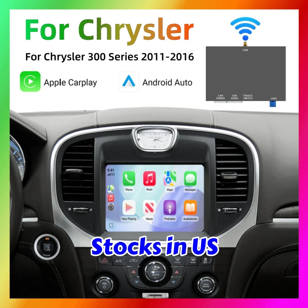 ANYFAR Wireless CarPlay & Android Auto Retrofit Kit for Chrysler 300