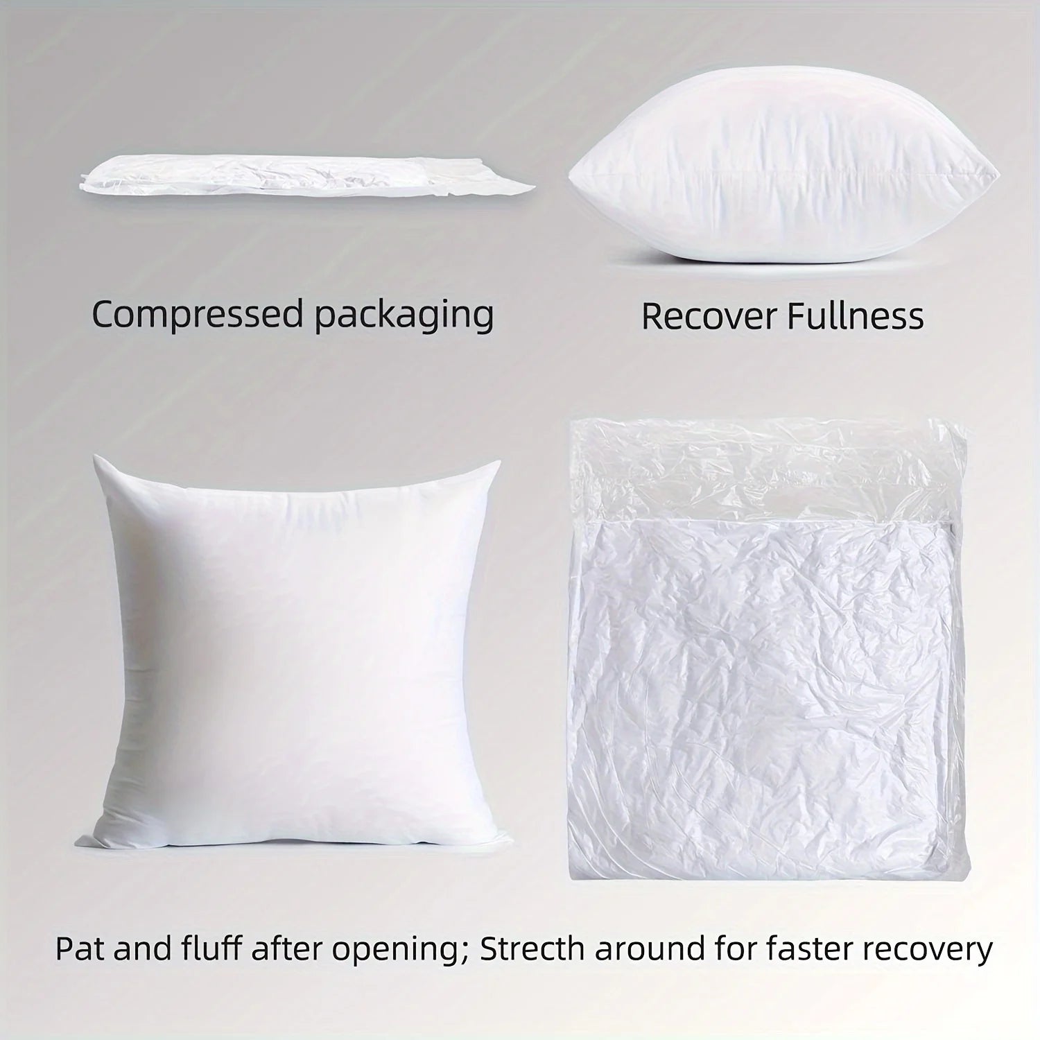 2pcs Pillow Cushions, Soft Durable Sofa Cushion, Fluffy Pillow Inserts, For Living Room Sofa Sofa Bed Home Decor