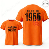 60th Birthday Vintage Graphic T-Shirt — Made in 1966 Men's Short Sleeve Tee