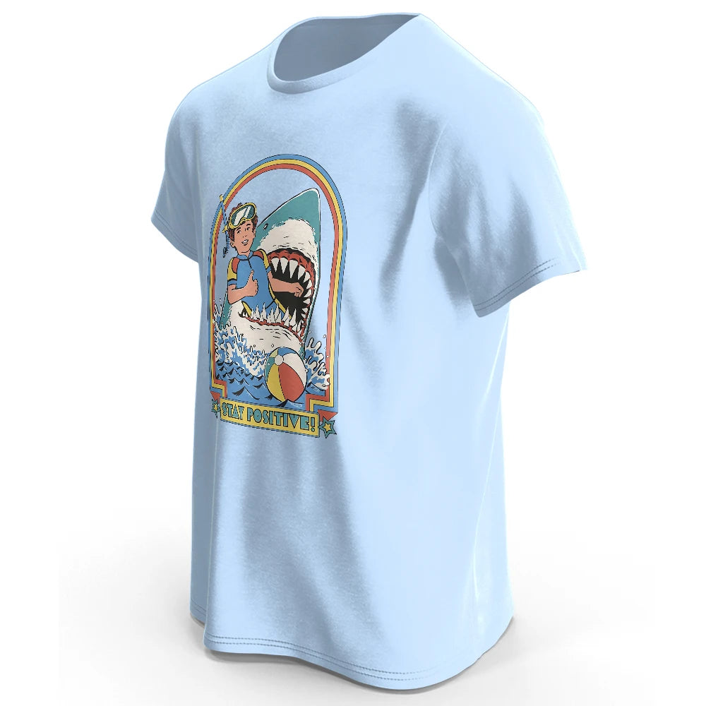 Men's "Stay Positive" Vintage Cotton T-Shirt