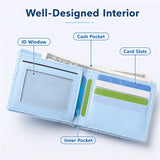 Wallets High Quality Synthetic Leather Embroidery Short Bifold Small Wallet for Men Women Unisex Cute Card Holder Coin Purse