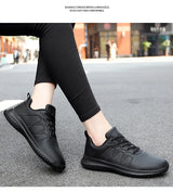 Chef Shoes Four Season Soft-Sole Anti-Slip Oil-Proof Waterproof Portable Kitchen Work Shoes Fashion Plus Size Casual Men's Shoes