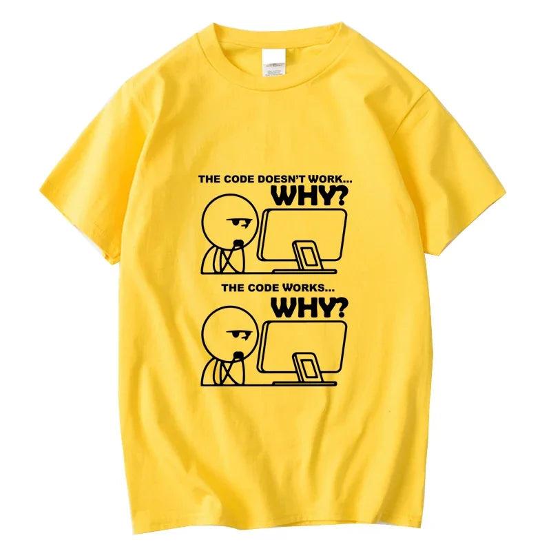 Men's Funny Programmer Cotton Blend T-Shirt
