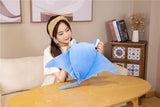 Kawaii Manta Ray Plush Pillow — Soft Marine Life Toy