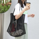 Women's Mesh Tote Bag for Beach & Shopping