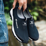 Men's Breathable Mesh Slip-On Casual Sneakers for Summer