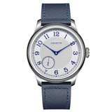 FARASUTE NEW Machinery Men Watch Salmon Dial St17 Manual Mechanical Watch Small Second Vintage Bonklip Bracelet
