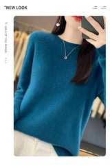 Women's Merino Wool Crew Neck Sweater