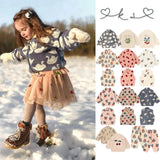 Kids' Sequin Lambswool Winter Jacket