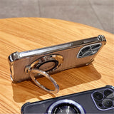 Luxury Shockproof Clear Ring Case