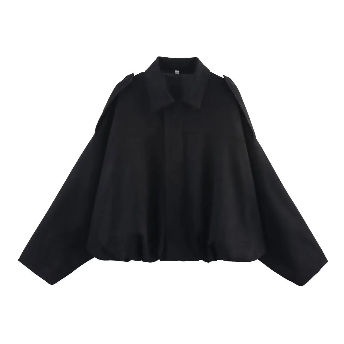YENKYE New 2025 Women Suede Textured Bomber Jacket Long Sleeve Lapel Collar Loose Coats Casual Female Outerwear Chic Tops