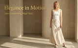 Women's Satin Maxi Skirt – Elegant Ankle-Length