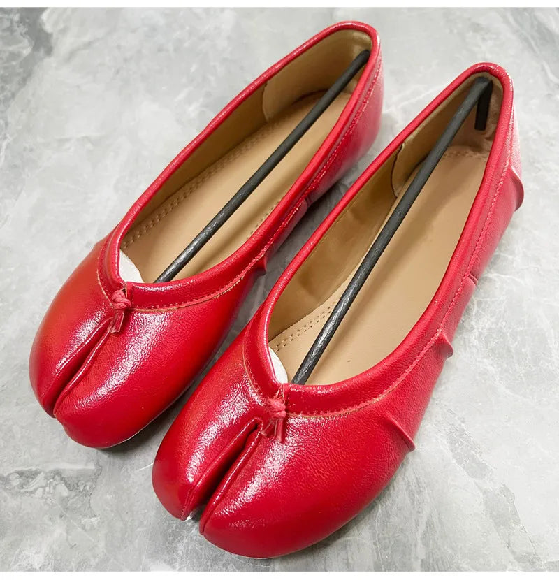 Split Toe Ballet Flats | Tabi Loafers for Women