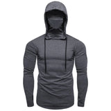 Men’s Balaclava Hoodie with Zip-Detail Hood