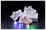 Kids’ LED Light-Up Cartoon Sneakers
