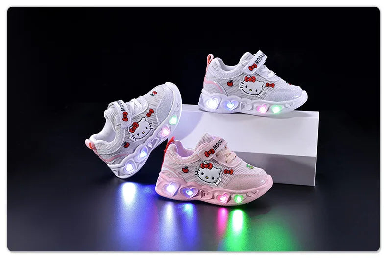 Kids’ LED Light-Up Cartoon Sneakers