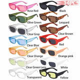 14-Piece Rectangle Sunglasses Set | Women's Vintage Eyewear