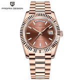 PAGANI DESIGN 2026 New DD36 automatic mechanical men watch Double calendar 36MM Watch For Men sapphire luxury waterproof Watches