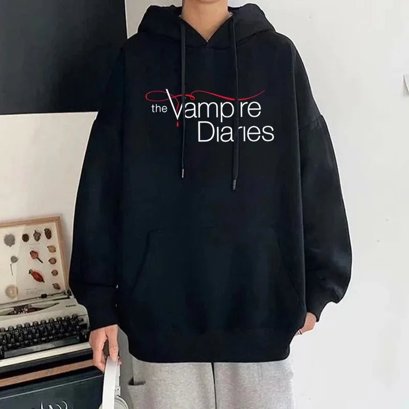 The Vampire Diaries Fleece Pullover Hoodie