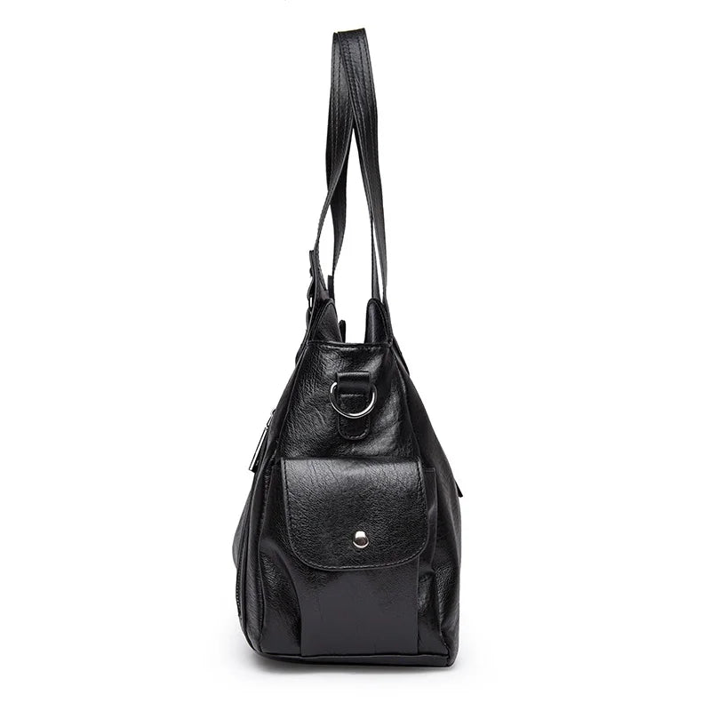 Elegant PU Leather Daily Handbag | American-Crafted Versatile Crossbody