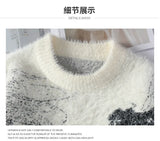Men's Thick Crew Neck Winter Sweater