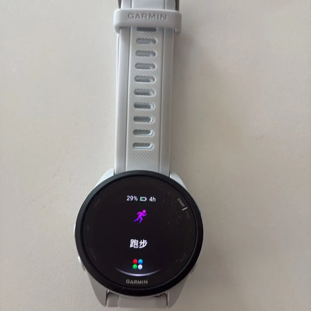 Garmin Forerunner 165 Smartwatch Built-in GPS 43mm 1.2" AMOLED Display 11 days Battery Life Heart Rate Monitor Fitness Tracker