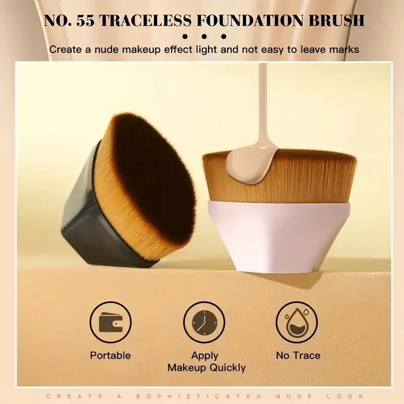 High-Density Fiber Foundation Brush | Flawless Finish