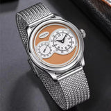 FARASUTE New Casual Fully Automatic Mechanical Men Watch Luxury Sapphire Stainless Steel Wristwatch 5Bar Waterproof Reloj Hombre