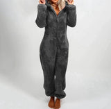 Women’s Elegant Hooded One-Piece Jumpsuit