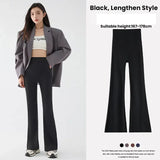 Women's High Waist Stretch Flared Pants