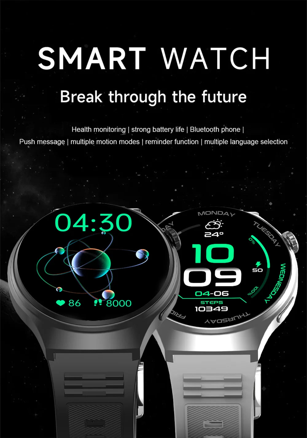 G.L Wear 2025 Men's Smartwatch | HD Health & Calling