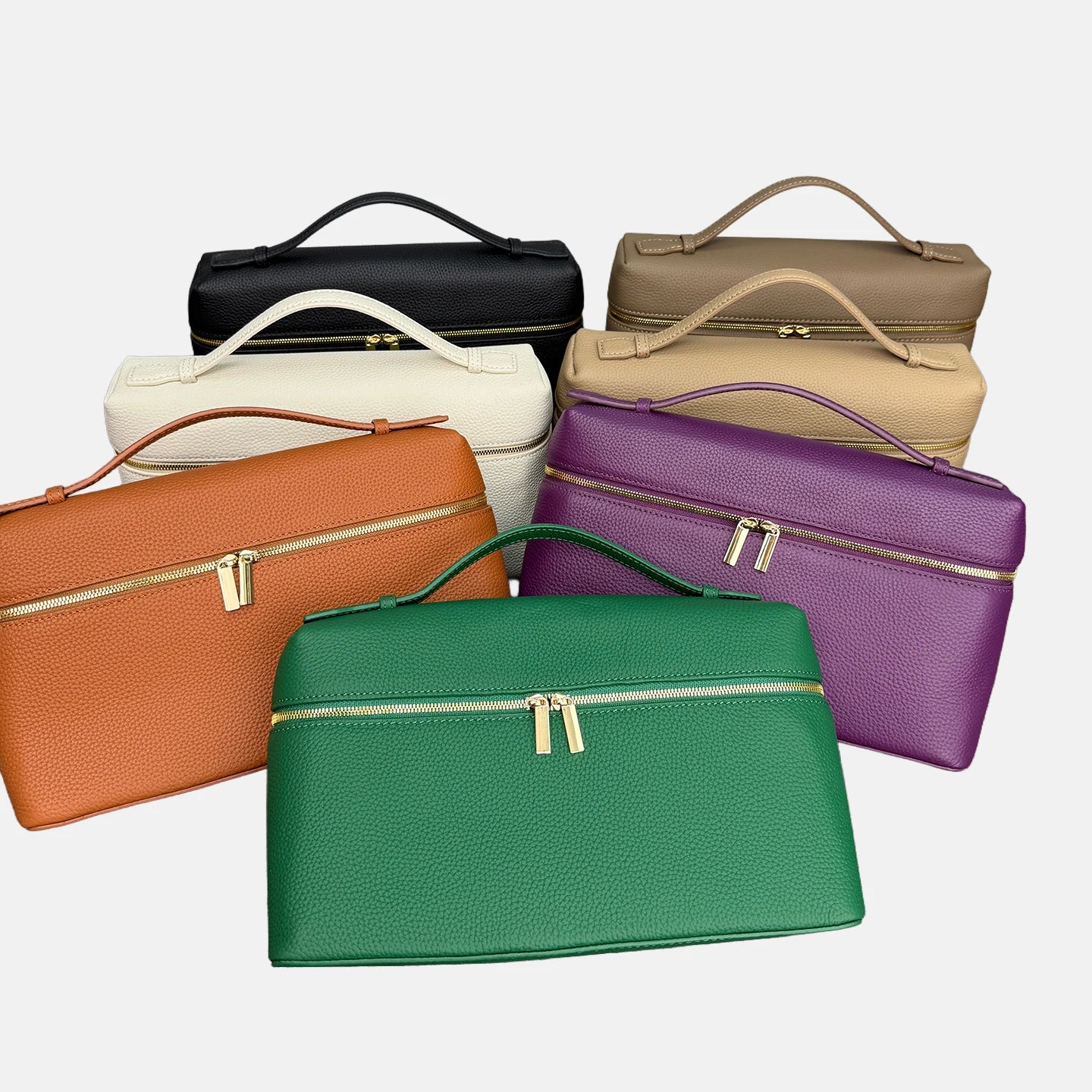 Mendy Handbag Crossbody bags Women's Hand Bag Ladies Genuine Leather Makeup Bags Double Zipper Lady Bags Designer Luxury Fashion