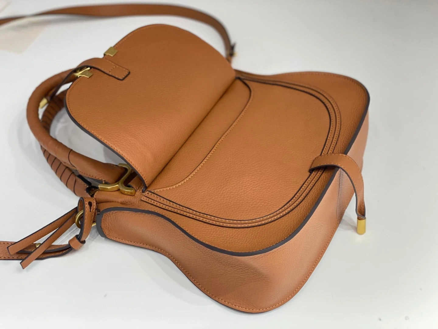 Vintage Suede Saddle Bag – Crossbody & Shoulder Tote for Women