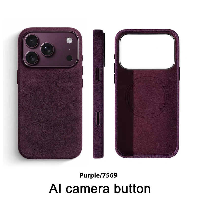 Alcantara Magnetic Case for iPhone 17 & 18 Pro