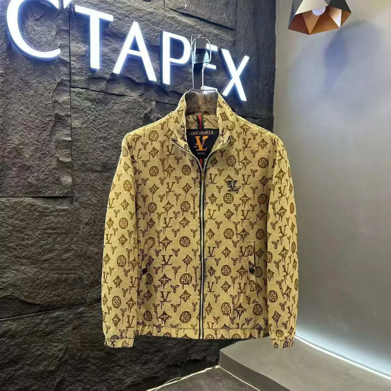 Men’s Slim-Fit Stand Collar Lightweight Jacket