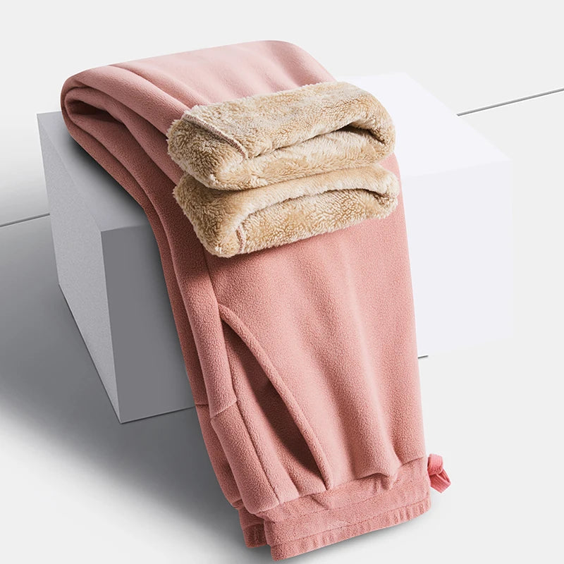Unisex Fleece-Lined Winter Sweatpants