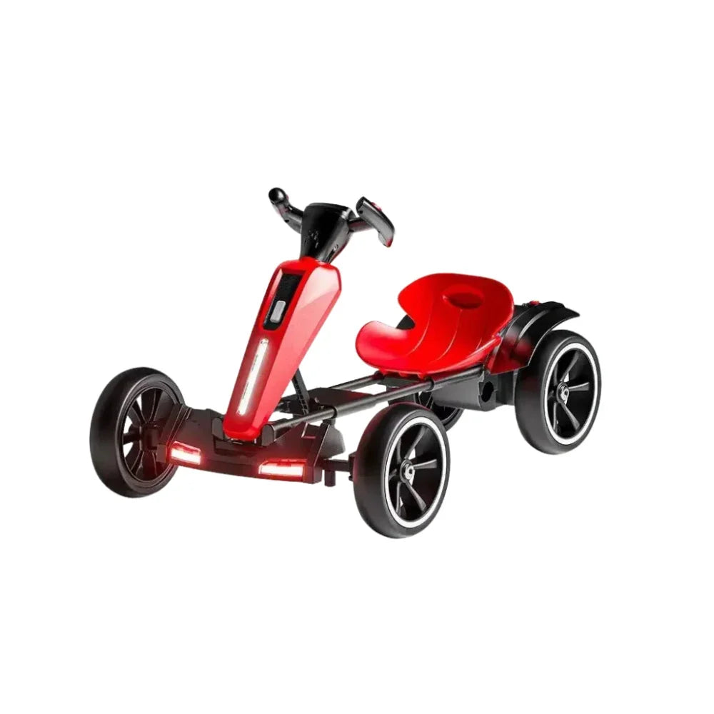 12V Kids Electric Go-Kart | Foldable, 4-Wheel Ride-On Toy