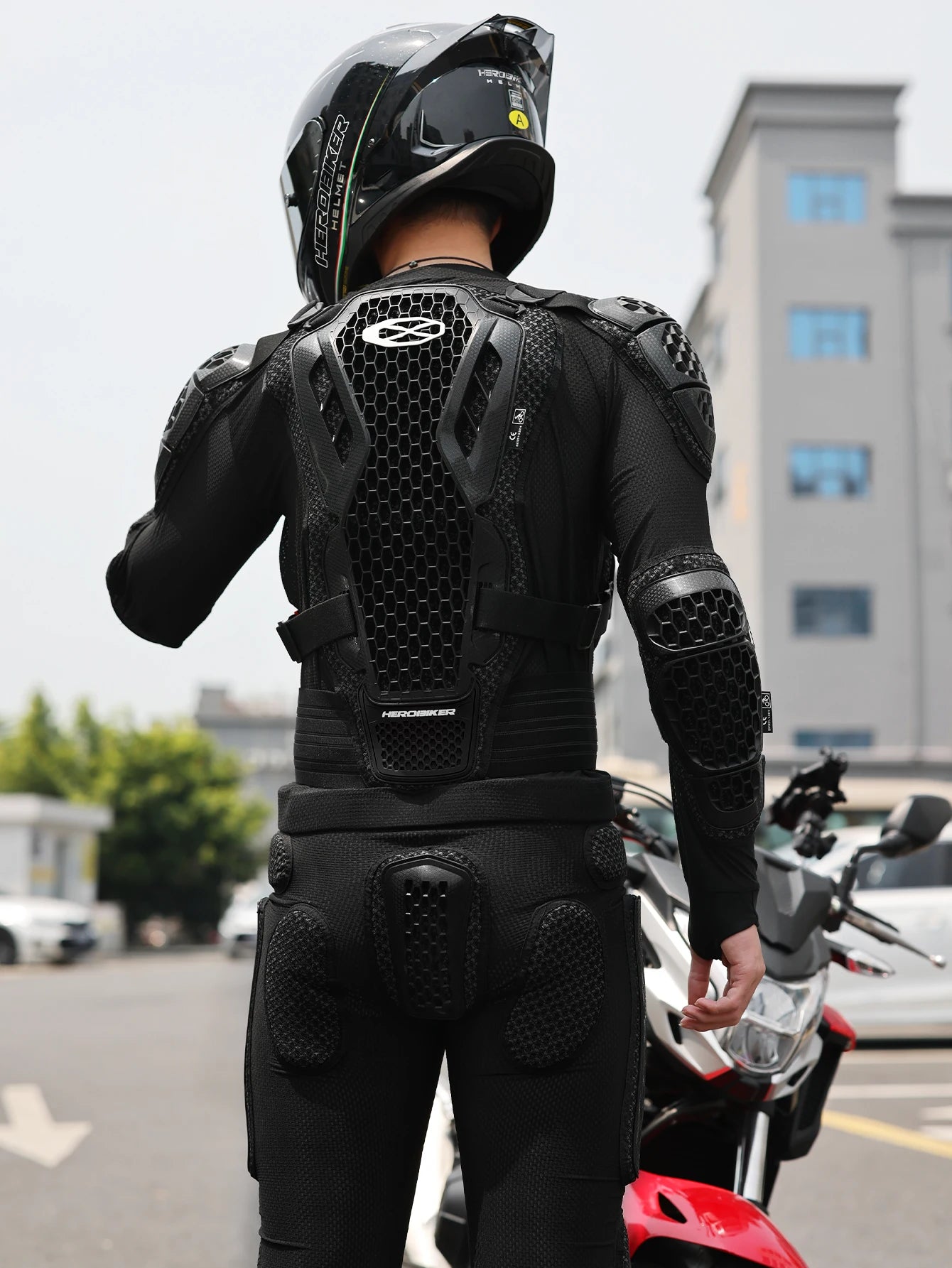 Off-Road Motorcycle Armor Jacket & Pants Set