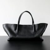 Motingsome Luxury Niche First-layer Cowhide Tote Bag Woman Large Capacity Shoulder Underarm Bag Casual Tote Big Handbag 2025 New