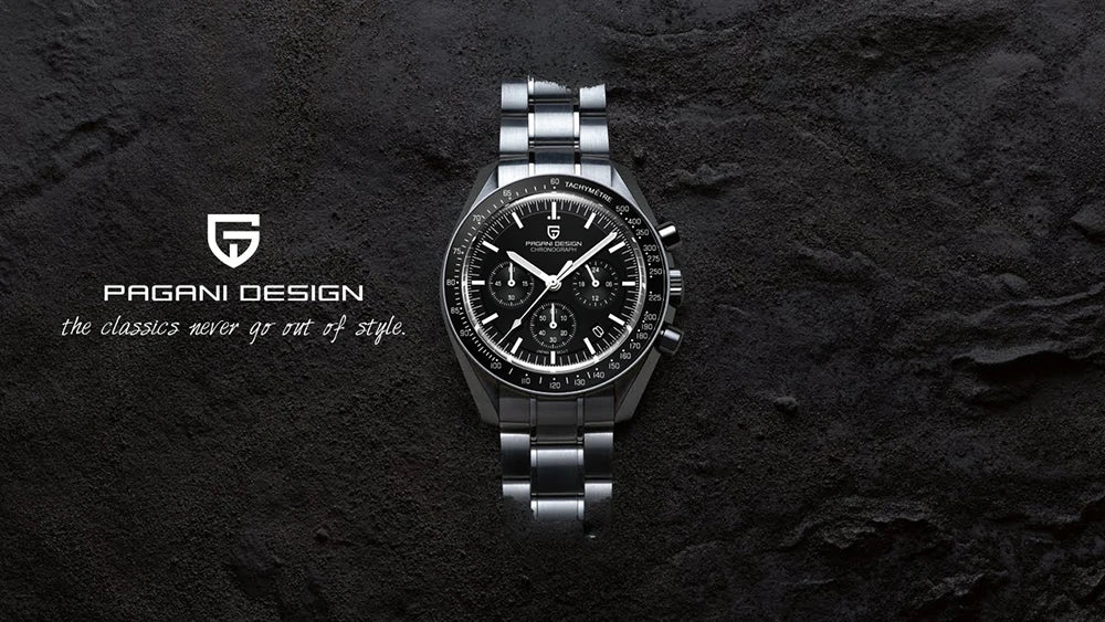 2026 New PAGANI DESIGN 1701 V5 Men's Watches Luxury Quartz Watch Men Sports Speed Chronograph AR Sapphire glass 100M Waterproof