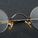 56948 Top Quality Retro Pure Titanium Glasses Frame Lady Trend Small Size Round Optical Eyeglass Frame Men Fashion Clear Eyewear